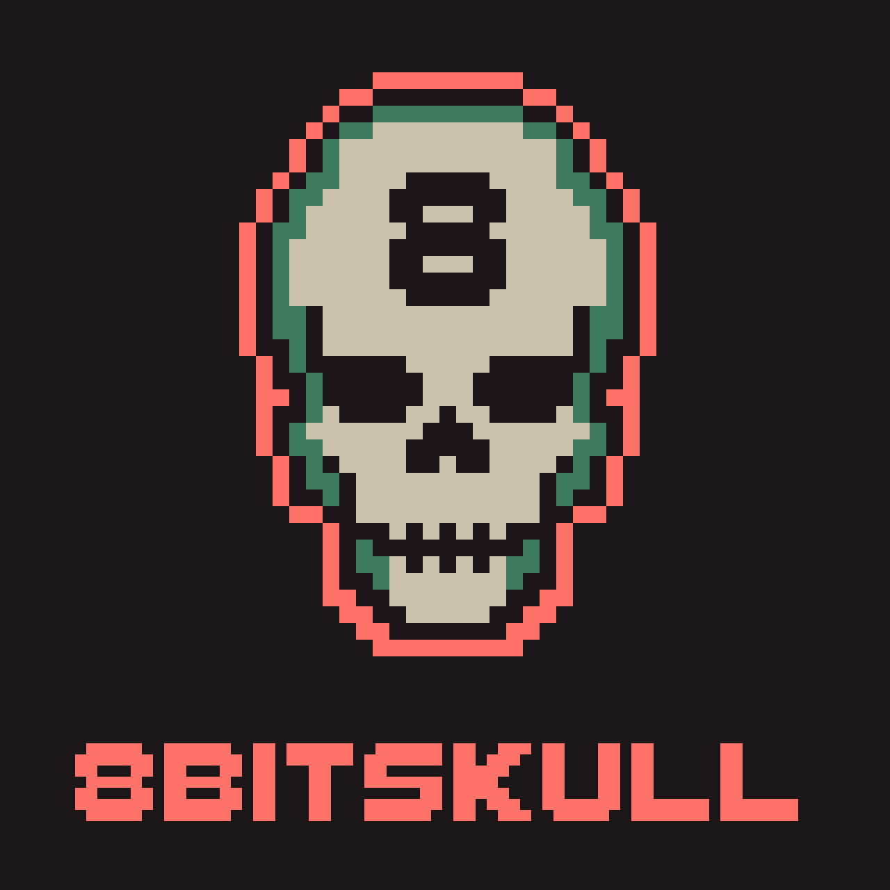 8BitSkull logo